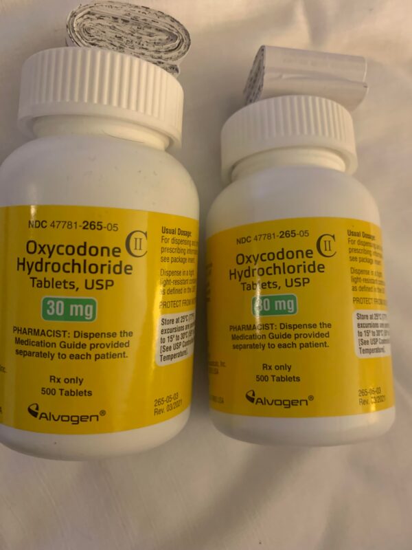 Oxycodone Hydrochloride Alvogen 30mg