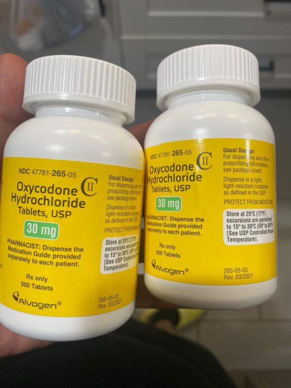 Oxycodone Hydrochloride Oxycodone, sold under various brand names such as Roxicodone and OxyContin (which is the extended release form), is a semi-synthetic opioid used medically for treatment of moderate to severe pain. It is highly addictive and It is usually taken by mouth, and is available in immediate-release and controlled-release formulations. Onset of pain relief typically begins within fifteen minutes and lasts for up to six hours with the immediate-release formulation. In the United Kingdom, it is available by injection. Combination products are also available with paracetamol (acetaminophen), ibuprofen, naloxone, naltrexone, and aspirin. Medical uses Oxycodone is used for managing moderate to severe acute or chronic pain when other treatments are not sufficient. It may improve quality of life in certain types of pain. Numerous studies have been completed, and the appropriate use of this compound does improve the quality of life of patients with long term chronic pain syndromes. Oxycodone is available as a controlled-release tablet, intended to be taken every 12 hours. A 2006 review found that controlled-release oxycodone is comparable to immediate-release oxycodone, morphine, and hydromorphone in management of moderate to severe cancer pain, with fewer side effects than morphine. The author concluded that the controlled-release form is a valid alternative to morphine and a first-line treatment for cancer pain. In 2014, the European Association for Palliative Care recommended oxycodone by mouth as a second-line alternative to morphine by mouth for cancer pain. Available forms See also: Oxycodone/paracetamol, Oxycodone/aspirin, Oxycodone/ibuprofen, and Oxycodone/naloxone Both sides of a single 10mg OxyContin pill. Oxycodone is available in a variety of formulations for by mouth or under the tongue: Immediate-release oxycodone (OxyFast, OxyIR, OxyNorm, Roxicodone) Controlled-release oxycodone (OxyContin, Xtampza ER) – 10–12 hour duration Oxycodone tamper-resistant (OxyContin OTR) Immediate-release oxycodone with paracetamol (acetaminophen) (Percocet, Endocet, Roxicet, Tylox) Immediate-release oxycodone with aspirin (Endodan, Oxycodan, Percodan, Roxiprin) Immediate-release oxycodone with ibuprofen (Combunox) Controlled-release oxycodone with naloxone (Targin, Targiniq, Targinact)[38] – 10–12 hour duration Controlled-release oxycodone with naltrexone (Troxyca) – 10–12 hour duration A liquid solution containing 10mg of oxycodone per 1ml In the US, oxycodone is only approved for use by mouth, available as tablets and oral solutions. Parenteral formulations of oxycodone (brand name OxyNorm) are also available in other parts of the world, however, and are widely used in the European Union. In Spain, the Netherlands and the United Kingdom, oxycodone is approved for intravenous (IV) and intramuscular (IM) use. When first introduced in Germany during World War I, both IV and IM administrations of oxycodone were commonly used for postoperative pain management of Central Powers soldiers. Oxycodone, like other opioid analgesics, tends to induce feelings of euphoria, relaxation and reduced anxiety in those who are occasional users. These effects make it one of the most commonly abused pharmaceutical drugs in the United States. The abuse of Oxycodone, as well as related opioids more broadly, is not unique to the United States and is a common drug of abuse globally. Uses for Oxycodone Acute Pain Relief of moderate to severe pain when use of an opiate analgesic is appropriate and alternative treatments are inadequate. Usually, temporary relief of moderate to moderately severe pain such as that associated with acute and some chronic medical disorders including renal or biliary colic, acute trauma, postoperative pain, and cancer. Opiates given orally in combination with acetaminophen or NSAIAs may produce greater analgesic effect than either drug alone; may also cause fewer adverse effects than equianalgesic doses of the individual drugs alone. Extended-release oxycodone hydrochloride/acetaminophen in fixed combination: Relief of acute pain that is severe enough to require opiate therapy and for which alternative treatments (e.g., nonopiate analgesics) are inadequate or not tolerated. In symptomatic treatment of acute pain, reserve opiate analgesics for pain resulting from severe injuries, severe medical conditions, or surgical procedures, or when nonopiate alternatives for relieving pain and restoring function are expected to be ineffective or are contraindicated. Use smallest effective dosage for shortest possible duration since long-term opiate use often begins with treatment of acute pain. Optimize concomitant use of other appropriate therapies. (See Managing Opiate Therapy for Acute Pain under Dosage and Administration.) Reserve oxycodone hydrochloride extended-release tablets and oxycodone myristate extended-release capsules for relief of pain that is severe enough to require long-term, daily, around-the-clock use of an opiate analgesic and for which alternative treatment options (e.g., nonopiate analgesics or immediate-release opiates) are inadequate or not tolerated; not indicated for as-needed (“prn”) use. Chronic Pain For relief of moderate to severe malignant (cancer) pain and chronic nonmalignant pain when use of an opiate analgesic is appropriate and alternative treatments are inadequate. Oxycodone hydrochloride extended-release tablets and oxycodone myristate extended-release capsules: Use only for relief of pain that is severe enough to require long-term, daily, around-the-clock use of an opiate analgesic and for which alternative treatment options (e.g., nonopiate analgesics, immediate-release opiates) are inadequate or not tolerated. Not indicated for as-needed (“prn”) use. In the management of chronic pain associated with a terminal illness such as cancer, the principal goal of analgesic therapy is to make the patient relatively pain-free while maintaining as good a quality of life as possible. Oxycodone Hydrochloride Extended-release Tablets Swallow tablets whole; do not break, cut, dissolve, crush, or chew. (See Respiratory Depression in Boxed Warning.) Oxycodone Generic name: oxycodone [ ox-i-KOE-done ] Brand names: Oxaydo, OxyContin, Oxyfast, Roxicodone, RoxyBond, Xtampza ER; oxycodone is also present in the following combination drugs: Combunox, Endocet, Endodan, Moxduo, Oxycodan, Percocet, Percodan, Primlev, Roxicet, Xartemis XR, and others Oxycodone -Brand names: Oxycontin, Oxypro, Longtec, Reltebon, Zomestine